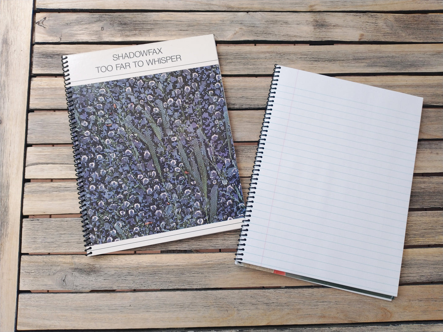 Lined Notebooks Upcycled from Vinyl Record Covers