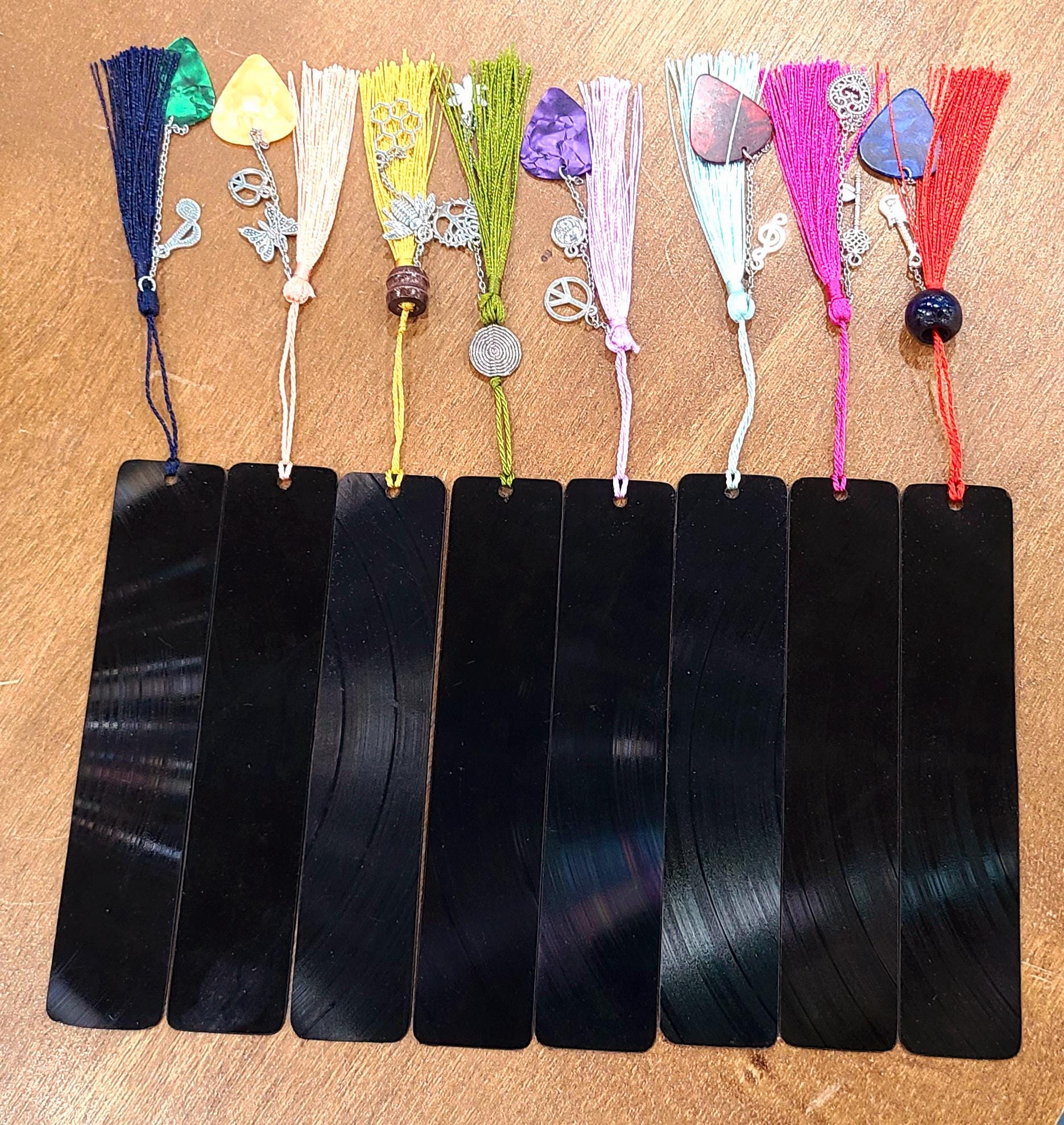 Bookmarks - Made from Real Records - Custom Tassels