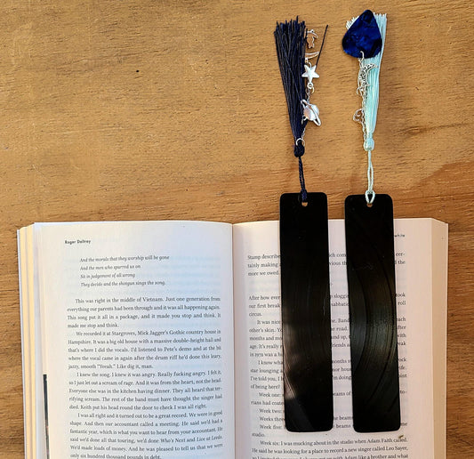 Bookmarks - Made from Real Records - Custom Tassels