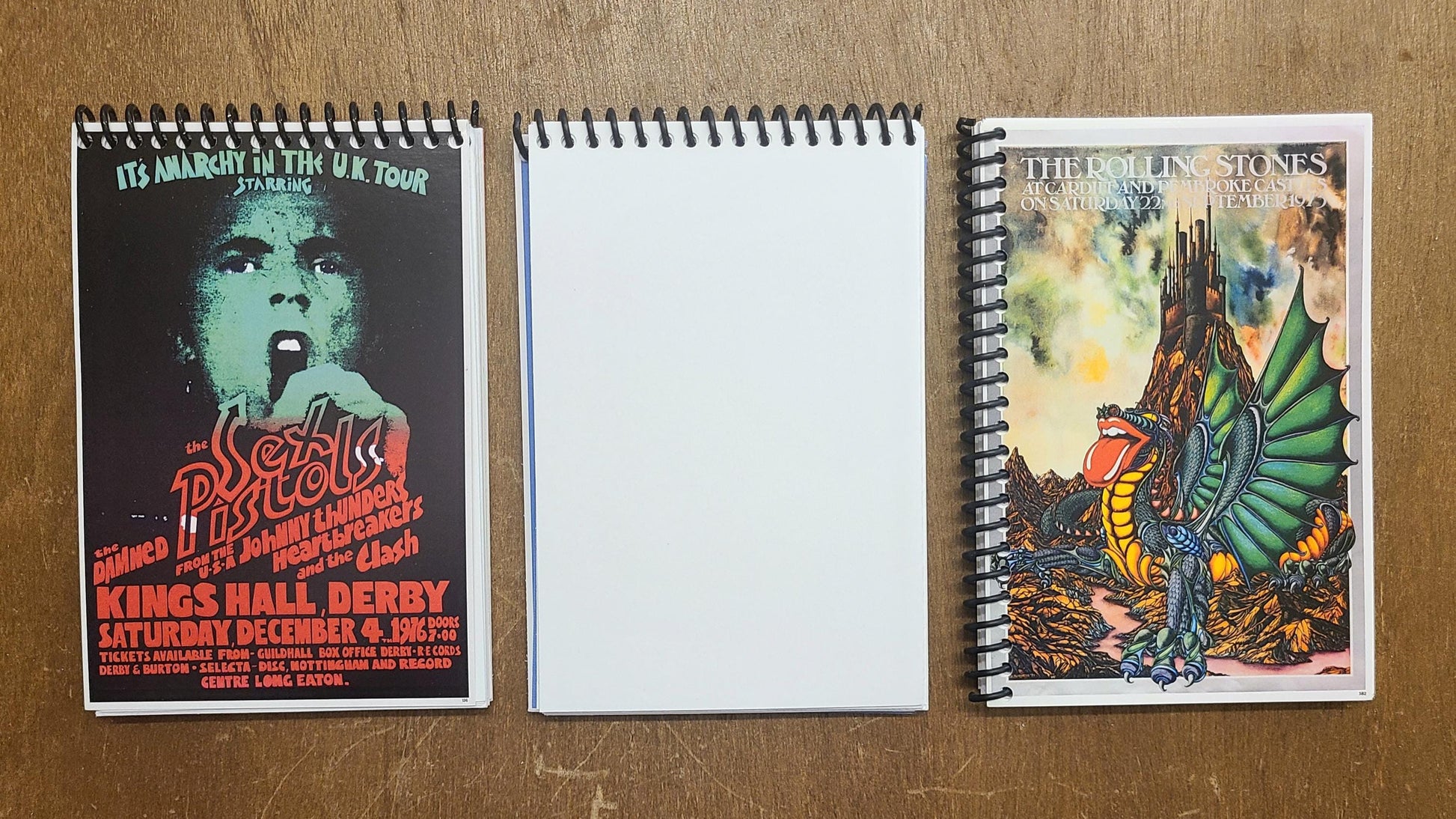 Mini Music Poster Sketchbook - 4x6, 100 Pages, Drawing Paper - Great Gifts For Music Lovers!